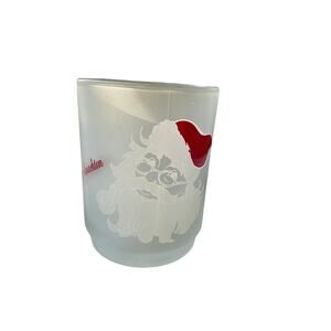 Vintage 1960's Bockling frosted Santa mug, German Christmas